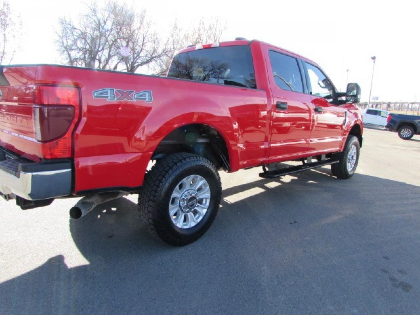 2022 Race Red /Gray Ford F-250 SD XLT 4WD (1FT7W2B67NE) with an 6.2 EFI V8 engine, 6 speed automatic transmission, located at 4562 State Avenue, Billings, MT, 59101, (406) 896-9833, 45.769516, -108.526772 - Photo#4